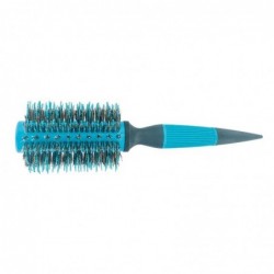 BROSSE RONDE TURQUOISE 34MM